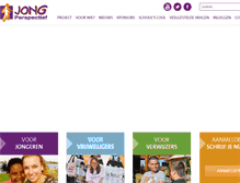 Tablet Screenshot of jongperspectief.nl